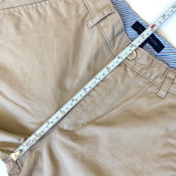 NWOT Tommy Hilfiger Boys Beige Cotton Blend Shorts Size 18 School Uniform Preppy - Picture 8 of 10